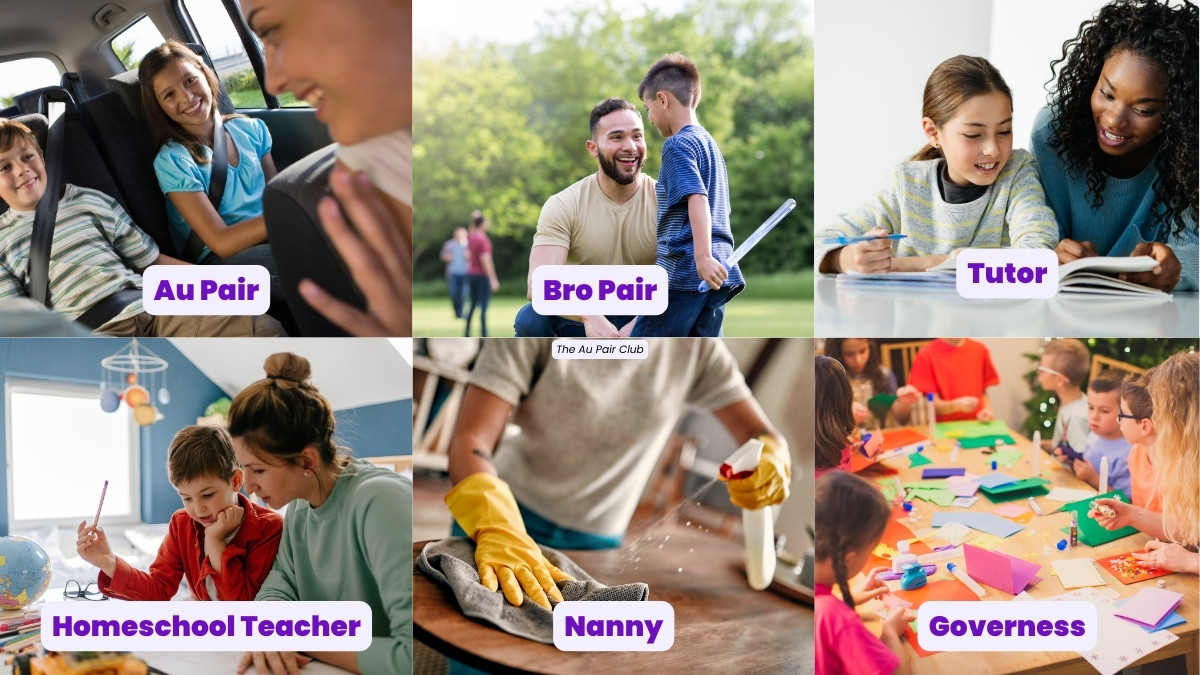 Understand The Different Childcare Roles | The Au Pair Club